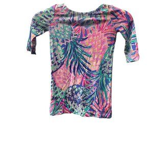 Lilly Pulitzer Girls Long Sleeve Dress/Cover up Size S 4-5